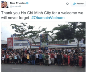 Quan chức Mỹ bất ngờ trước sự chào đón ở TP HCM
