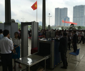 Trung tâm Hội nghị Quốc gia Mỹ Đình chuẩn bị đón ông Obama