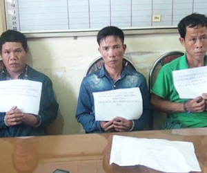 Bắt 3 đối tượng, thu giữ 1 bánh heroin và gần 2.000 viên ma túy