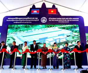 Vinamilk chính thức khánh thành nhà máy sữa đầu tiên tại Campuchia