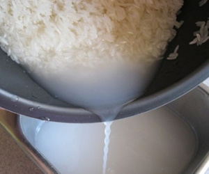 Sai lầm khi đổ bỏ đi nước vo gạo