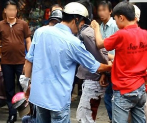 Cảnh sát nổ súng bắt 2 tên cướp nguy hiểm ở Sài Gòn