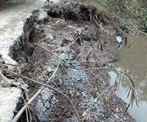 Liên tiếp sạt lở đất ở Hậu Giang