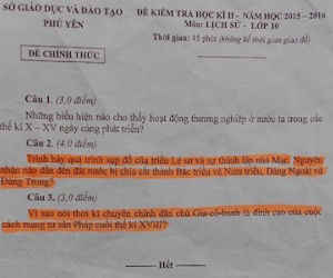 Vụ "đáp án "lệch" đề thi, học sinh bức xúc": Sở GDĐT nói gì?