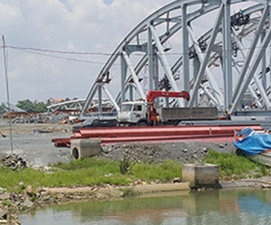 Tai nạn chết người tại công trường cầu Ghềnh
