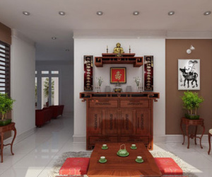 Tài lộc đầy nhà nhờ bố trí bàn thờ đúng phong thủy