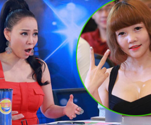 Thí sinh Vietnam Idol gây chú ý vì mặc quá gợi cảm đi thử giọng