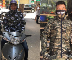 Nắng nóng đỉnh điểm: Đàn ông cũng phải trang bị như... Ninja để chống nắng nóng