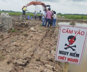 Vụ trụ cột điện “trộn đất”: Sẽ đập bỏ toàn bộ