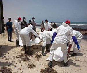 133 xác người di cư dạt vào bờ biển Libya trong vài ngày