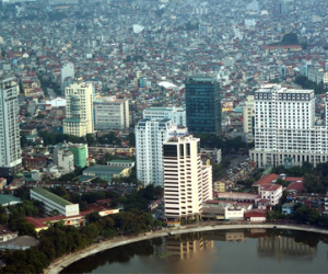Cao ốc chen lấn giành đất "siêu vàng" tại Hà Nội