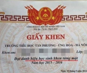 "Giấy khen lạ": Đừng vội trách giáo viên
