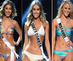 Top 15 Hoa hậu Mỹ 2016 sải bước với bikini nóng bỏng