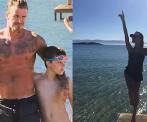 Victoria Beckham lộ dáng "siêu mảnh" trong chuyến du lịch biển cùng gia đình
