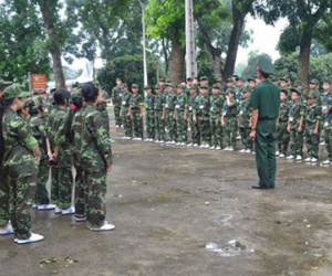 Địa chỉ cho trẻ tập tu, học làm lính gần Hà Nội