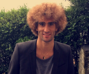 Fellaini nhuộm tóc vàng hoe, hào hứng khoe ảnh