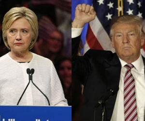 Bà Clinton, ông Trump sắp đối đầu gay gắt trong cuộc đua vào Nhà Trắng