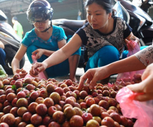 Rượu nếp, mận tam hoa đắt hàng ngày Tết Đoan Ngọ