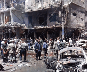 IS đánh bom thủ đô Syria, 20 người chết