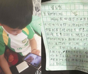 Thư xin lỗi mẹ của cậu bé 11 tuổi dù vừa làm được việc tốt khiến dân mạng nghẹn ngào