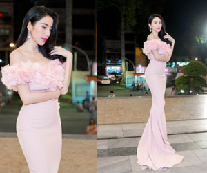 Thủy Tiên khoe đường cong vạn người mê với váy đuôi cá