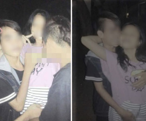 Sốc với chùm ảnh cô gái còn rất trẻ lần lượt để 5 bạn trai vô tư sờ mó