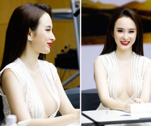 Angela Phương Trinh khoe ngực hết cỡ đi tuyển diễn viên nam