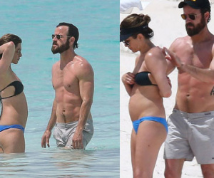 Jennifer Aniston lộ bụng to, bị đồn mang bầu ở tuổi 47