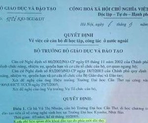 Đại học Cần Thơ kiện tiến sĩ, đòi bồi thường 600 triệu chi phí đào tạo