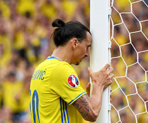 Ibra và Thụy Điển lập kỷ lục buồn tại EURO 2016