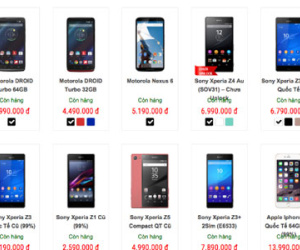 Smartphone cao cấp giá rẻ tràn ngập thị trường xách tay