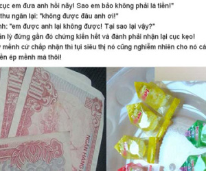 Chiêu đối phó khó tin khi bị siêu thị trả tiền lẻ bằng kẹo