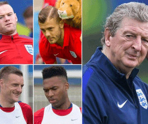 Phế Rooney, Anh thay 6 vị trí trận gặp Slovakia