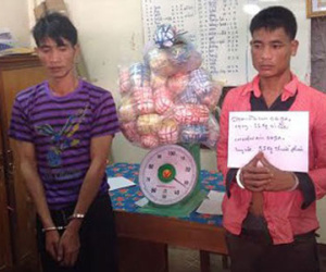 Hai chị em đang giao 1,4kg ma túy đá thì bị bắt