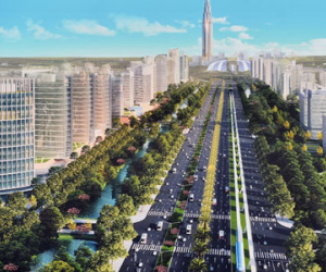 Hình ảnh hiện đại ở cửa ngõ Hà Nội trong tương lai