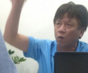 Ông Nguyễn Công Tảo dọa nạt PV: "Người này là ông trời con"