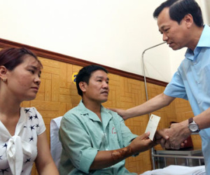 Sức khỏe phi công Nguyễn Hữu Cường đang dần bình phục