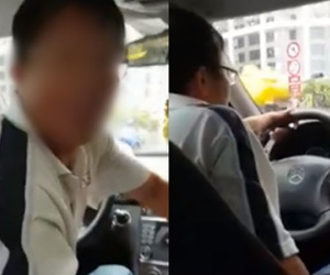 Nữ hành khách tranh cãi kịch liệt với tài xế Uber vì bị đuổi xuống xe khi trời mưa