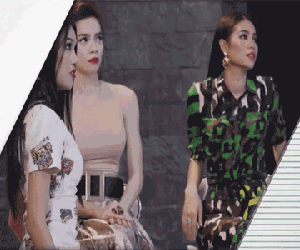 Lan Khuê không nhìn mặt Phạm Hương khi bị "nhắc khéo"