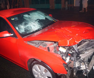 Thanh niên bị Audi A4 hất văng hơn 10 m