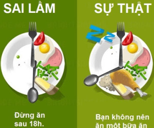 15 quan niệm sai lầm về ăn uống bạn không nên tin