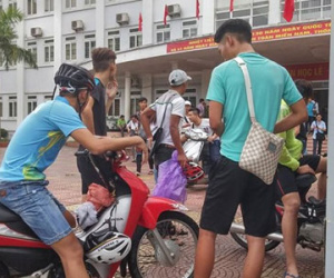 Thí sinh không được làm thủ tục dự thi vì mặc quần soóc
