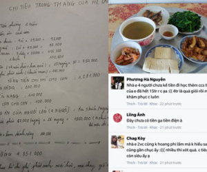 Cao thủ: Nhà 5 người, tiêu 3 triệu/tháng
