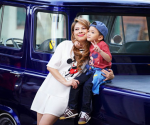 Mẹ con Thanh Thảo hạnh phúc trên đất Mỹ