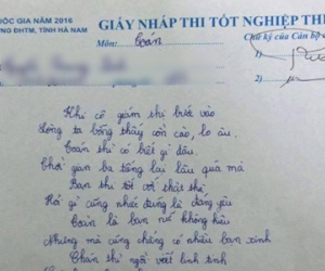 Màn "phóng bút thành thơ" của sĩ tử này khiến ai đọc được cũng đều bật cười!