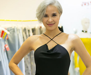 Phương Mai ấn tượng với tóc trắng xoá