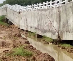 Sập cầu tiền tỷ khi chưa nghiệm thu