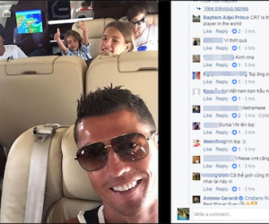 Fan Việt "làm loạn" trang facebook của Ronaldo
