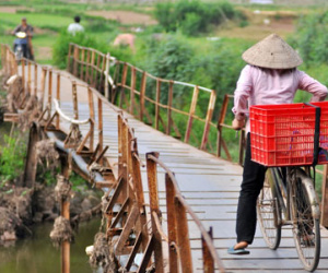 Cây cầu mục nát "có một không hai" ở Hà Nội