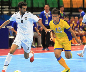 Sanna Khánh Hòa đánh bại đội vô địch futsal Qatar